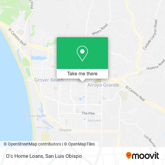 O'c Home Loans map