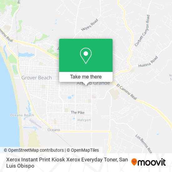 Xerox Instant Print Kiosk Xerox Everyday Toner map
