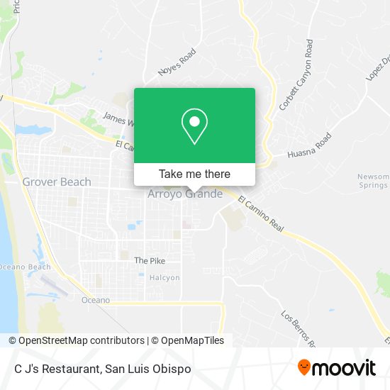 C J's Restaurant map