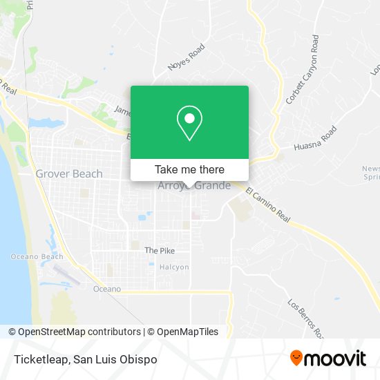 Mapa de Ticketleap