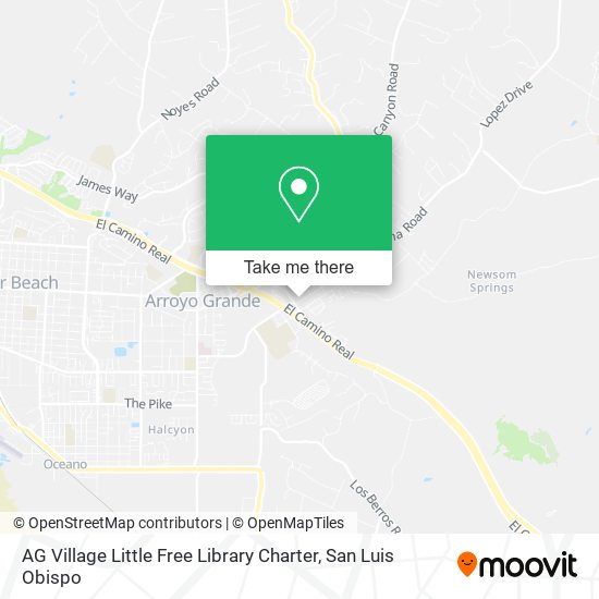 AG Village Little Free Library Charter map