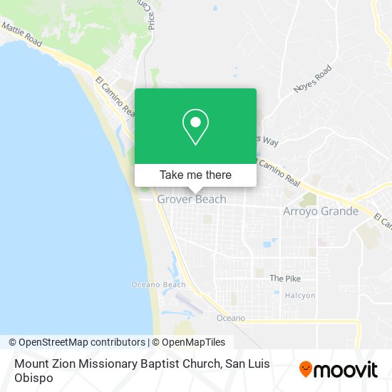 Mount Zion Missionary Baptist Church map