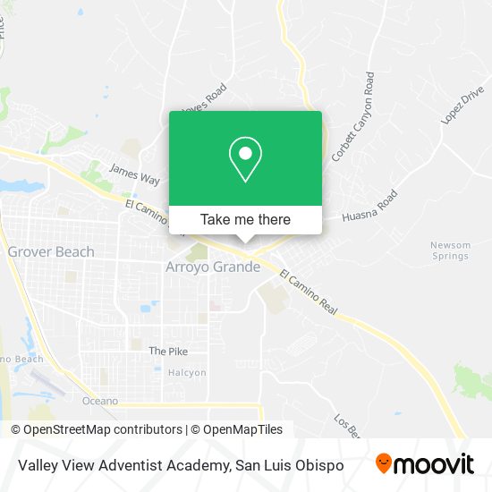 Valley View Adventist Academy map