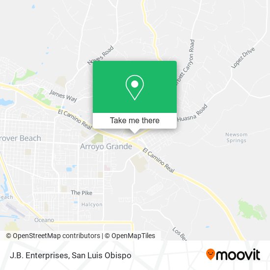 Mapa de J.B. Enterprises