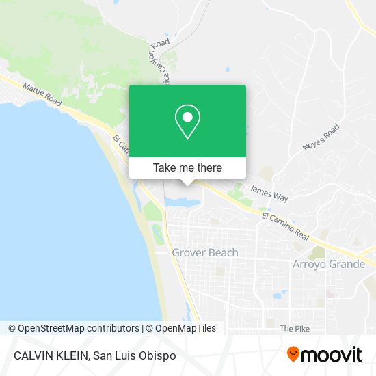 CALVIN KLEIN map