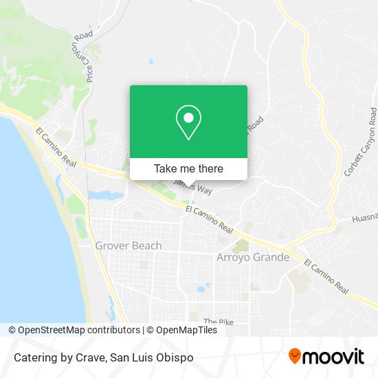 Catering by Crave map