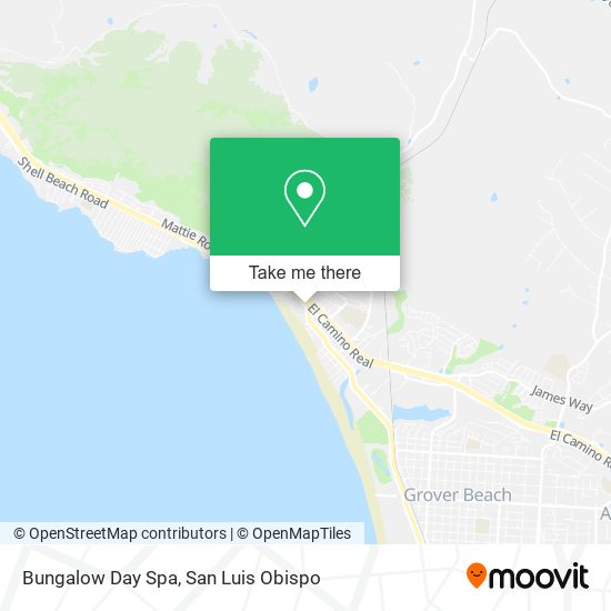 Bungalow Day Spa map