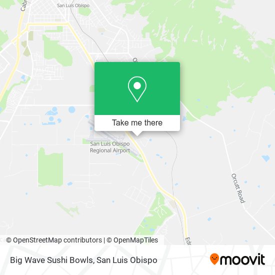 Big Wave Sushi Bowls map