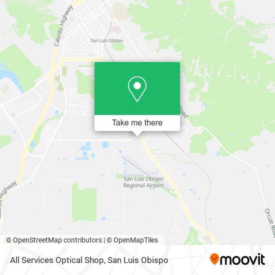 All Services Optical Shop map