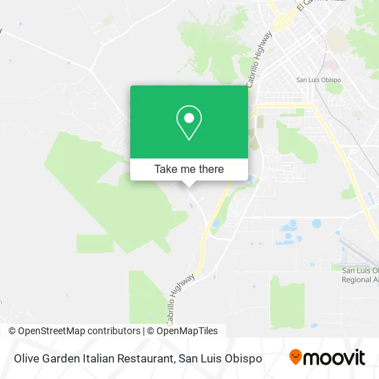 Mapa de Olive Garden Italian Restaurant