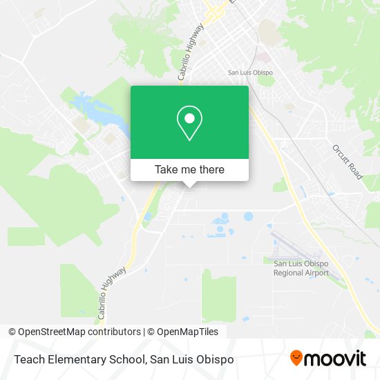 Mapa de Teach Elementary School