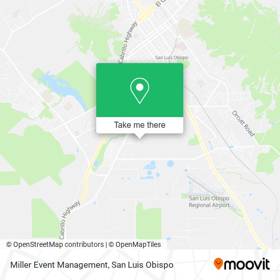 Miller Event Management map