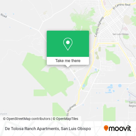 De Tolosa Ranch Apartments map