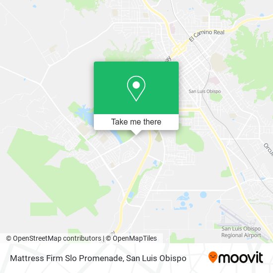 Mapa de Mattress Firm Slo Promenade