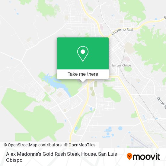 Alex Madonna's Gold Rush Steak House map