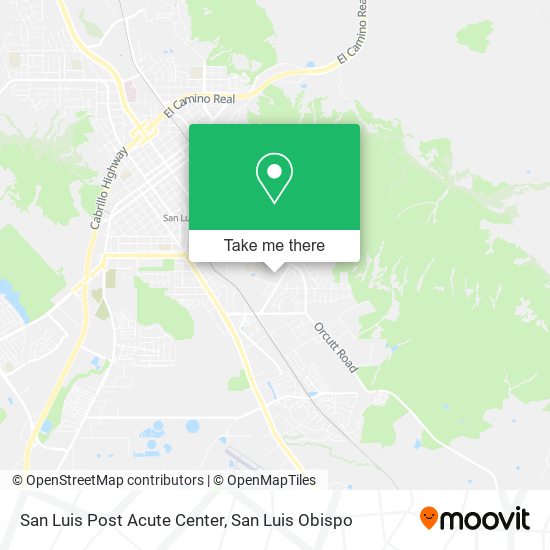 San Luis Post Acute Center map