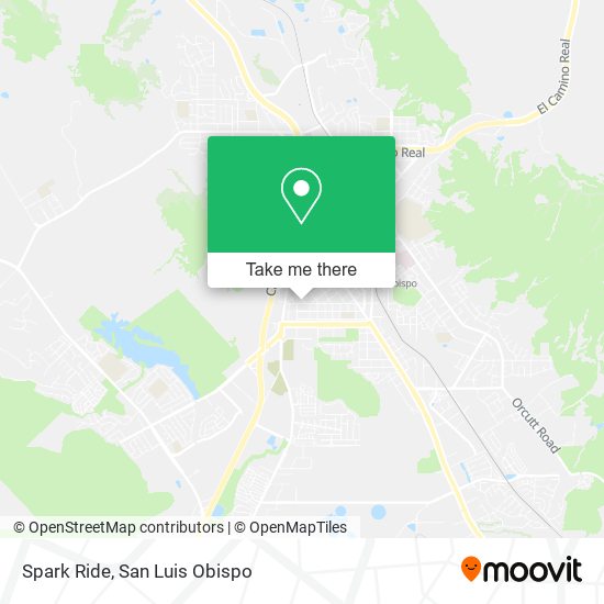 Mapa de Spark Ride