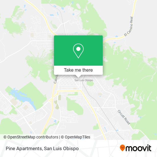 Pine Apartments map
