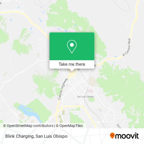 Blink Charging map