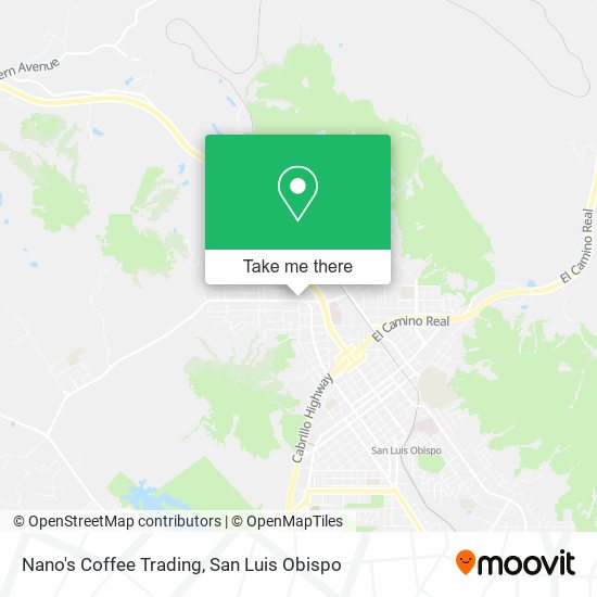 Mapa de Nano's Coffee Trading