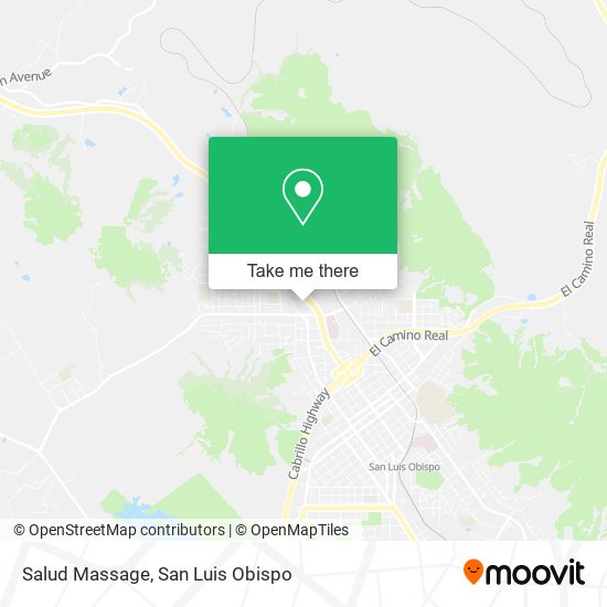 Salud Massage map