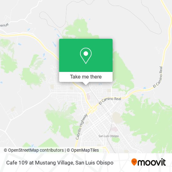 Mapa de Cafe 109 at Mustang Village