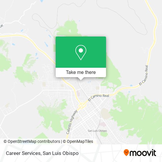 Career Services map