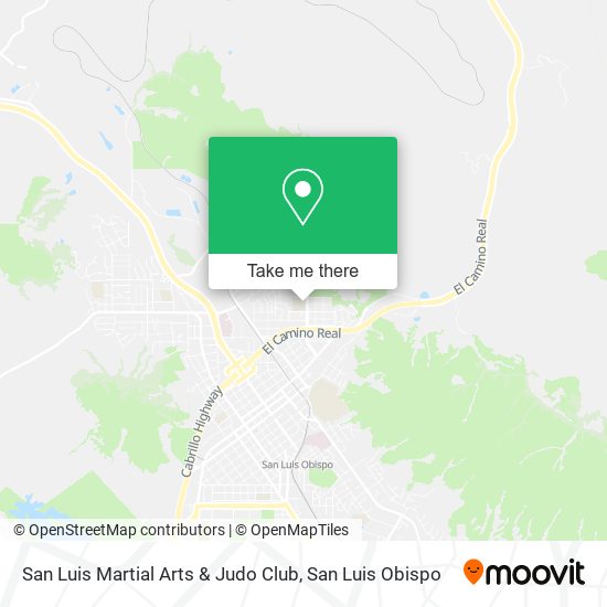 San Luis Martial Arts & Judo Club map