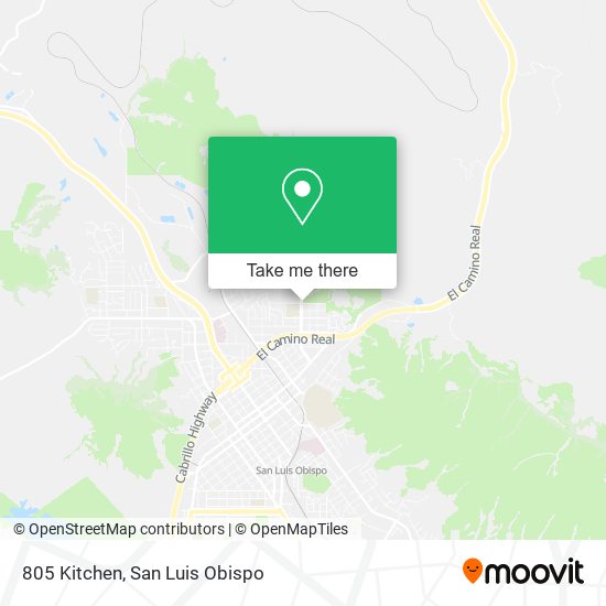 Mapa de 805 Kitchen