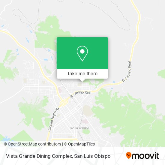 Vista Grande Dining Complex map