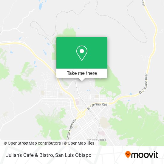 Mapa de Julian's Cafe & Bistro