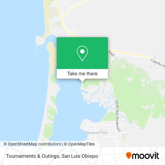 Tournaments & Outings map