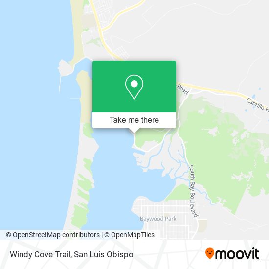 Mapa de Windy Cove Trail