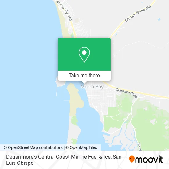 Degarimore's Central Coast Marine Fuel & Ice map
