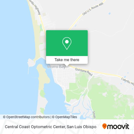 Central Coast Optometric Center map