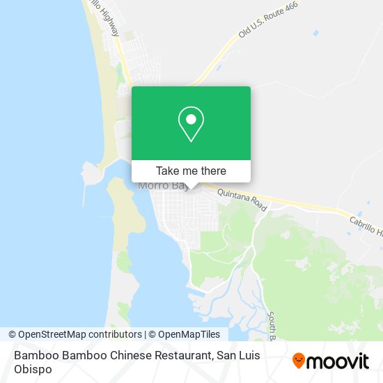 Bamboo Bamboo Chinese Restaurant map