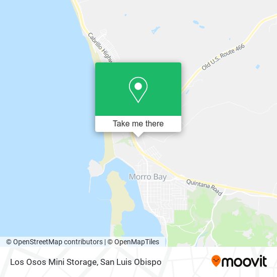 Mapa de Los Osos Mini Storage