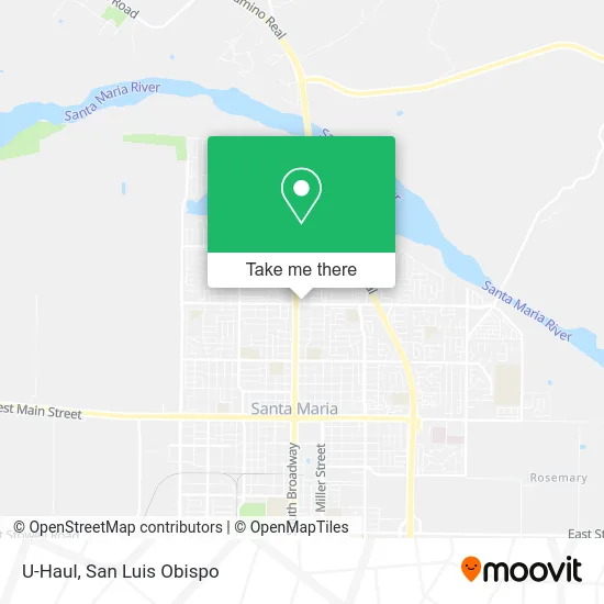 U-Haul map