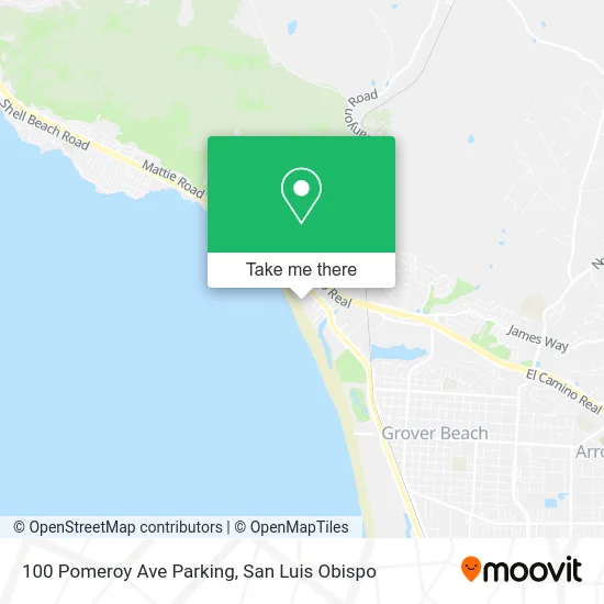 100 Pomeroy Ave Parking map