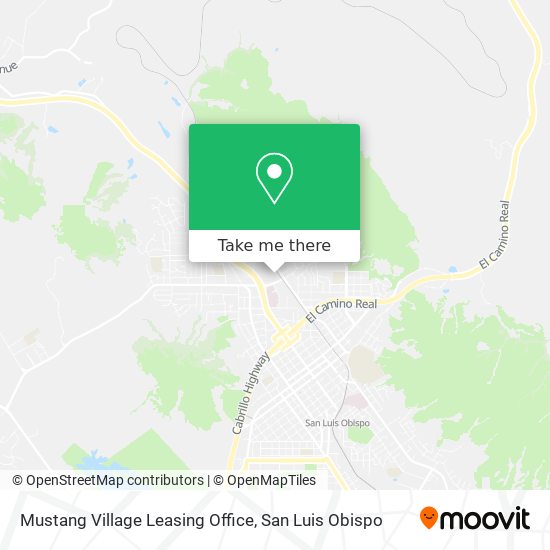 Mustang Village Leasing Office map