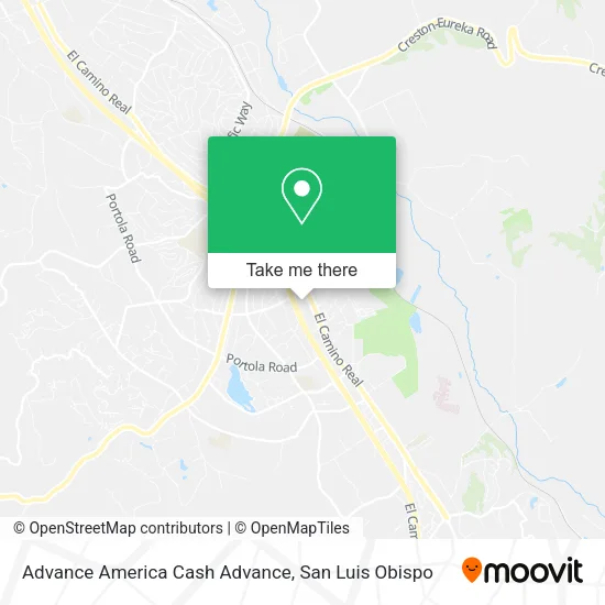 Advance America Cash Advance map