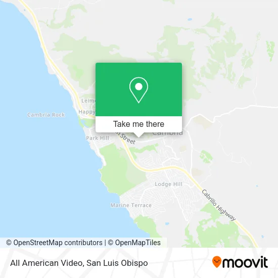 All American Video map