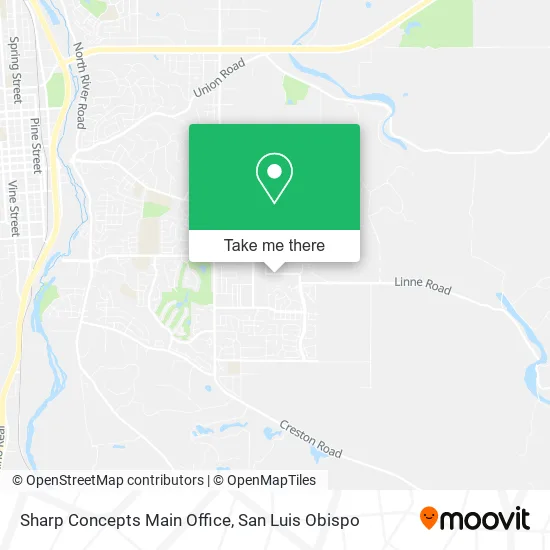 Mapa de Sharp Concepts Main Office