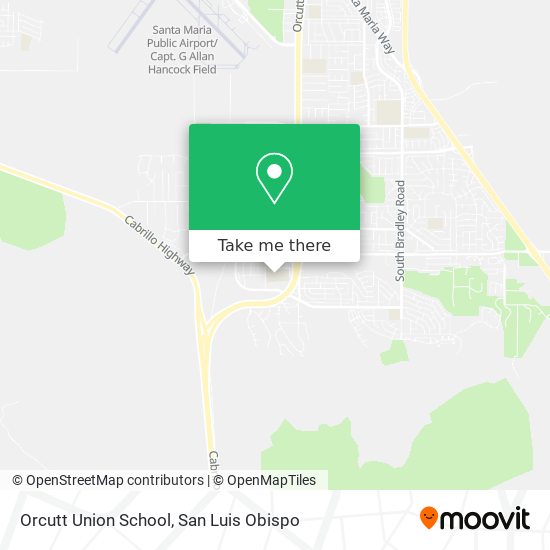 Orcutt Union School map