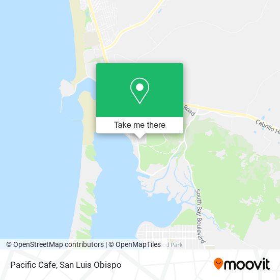 Pacific Cafe map