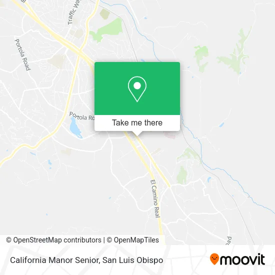 California Manor Senior map