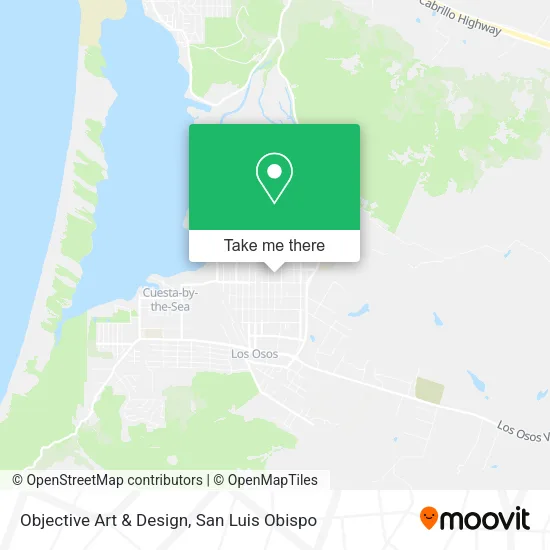 Mapa de Objective Art & Design