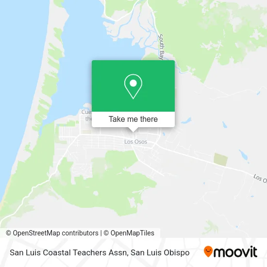 San Luis Coastal Teachers Assn map