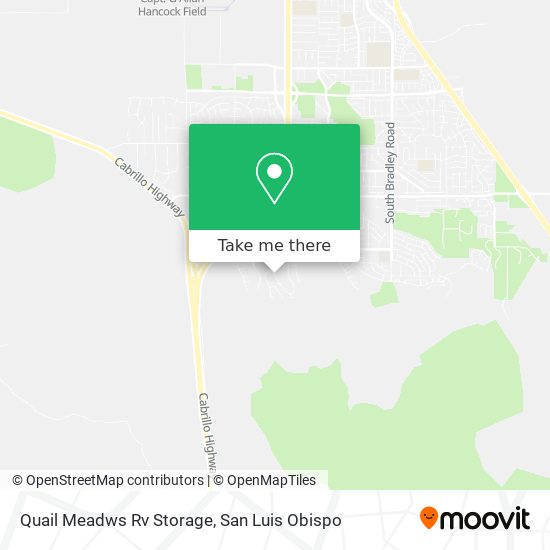 Quail Meadws Rv Storage map