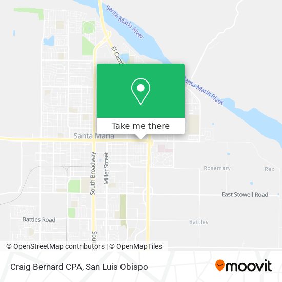 Craig Bernard CPA map